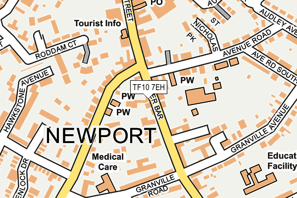 Map of NINE TEN SUITED LTD at local scale