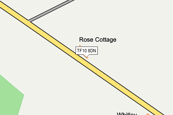 TF10 8DN map - OS OpenMap – Local (Ordnance Survey)