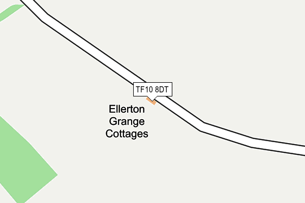 TF10 8DT map - OS OpenMap – Local (Ordnance Survey)