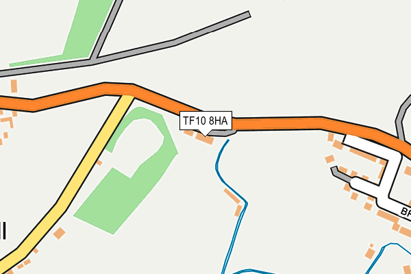 TF10 8HA map - OS OpenMap – Local (Ordnance Survey)