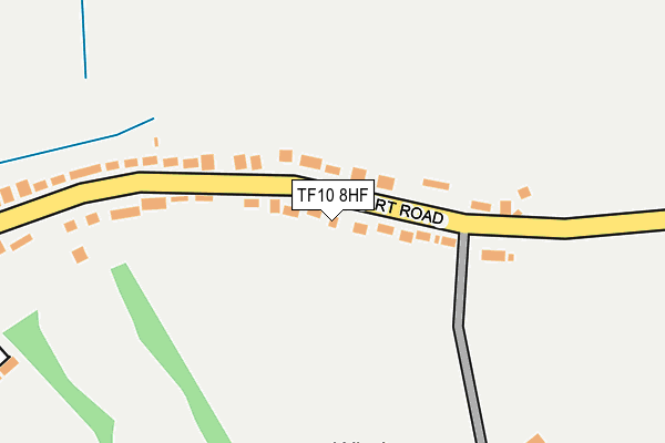 TF10 8HF map - OS OpenMap – Local (Ordnance Survey)