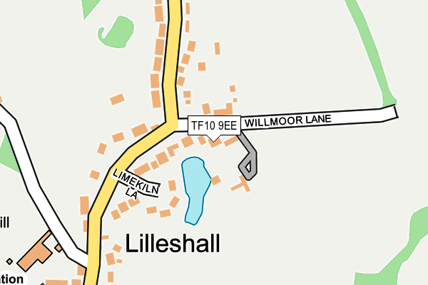 TF10 9EE map - OS OpenMap – Local (Ordnance Survey)