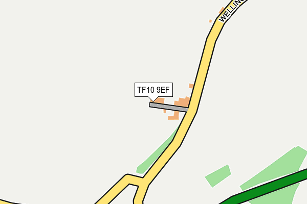 TF10 9EF map - OS OpenMap – Local (Ordnance Survey)