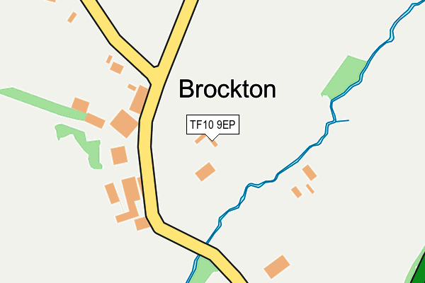 TF10 9EP map - OS OpenMap – Local (Ordnance Survey)