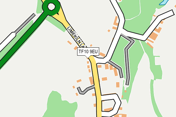 TF10 9EU map - OS OpenMap – Local (Ordnance Survey)