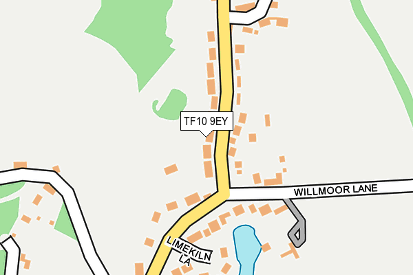 TF10 9EY map - OS OpenMap – Local (Ordnance Survey)