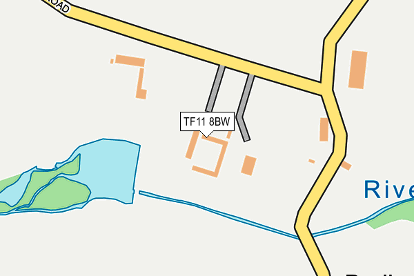 TF11 8BW map - OS OpenMap – Local (Ordnance Survey)