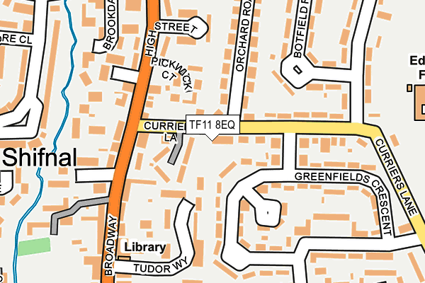 TF11 8EQ map - OS OpenMap – Local (Ordnance Survey)
