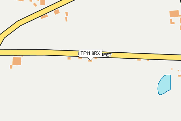 TF11 8RX map - OS OpenMap – Local (Ordnance Survey)