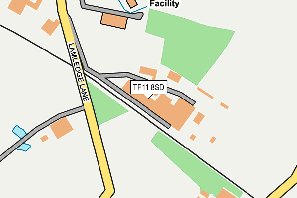 TF11 8SD map - OS OpenMap – Local (Ordnance Survey)