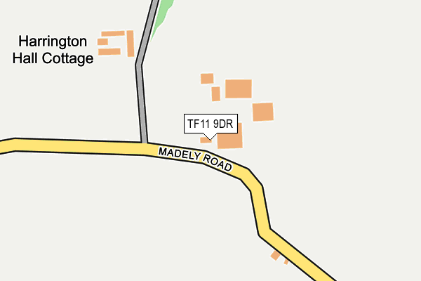 TF11 9DR map - OS OpenMap – Local (Ordnance Survey)