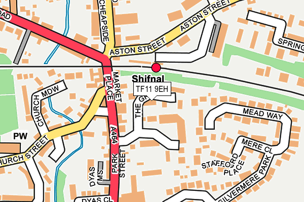 TF11 9EH map - OS OpenMap – Local (Ordnance Survey)