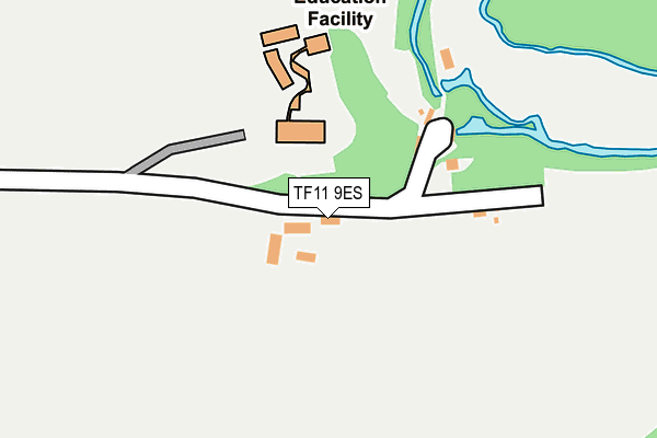 TF11 9ES map - OS OpenMap – Local (Ordnance Survey)