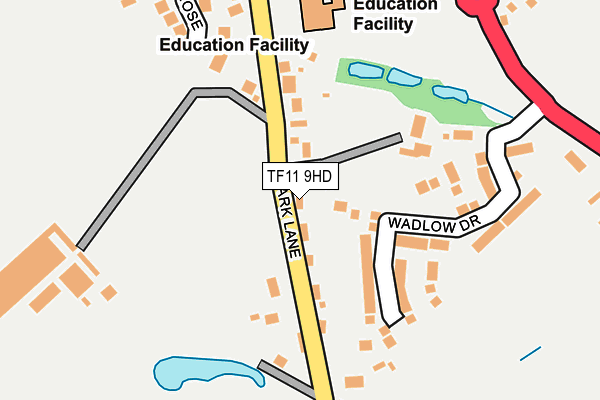 TF11 9HD map - OS OpenMap – Local (Ordnance Survey)