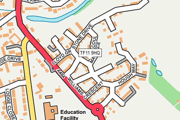 TF11 9HQ map - OS OpenMap – Local (Ordnance Survey)