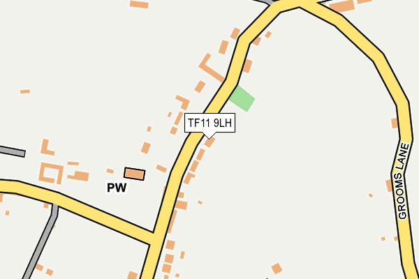 TF11 9LH map - OS OpenMap – Local (Ordnance Survey)