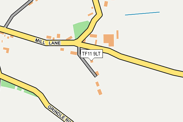 TF11 9LT map - OS OpenMap – Local (Ordnance Survey)