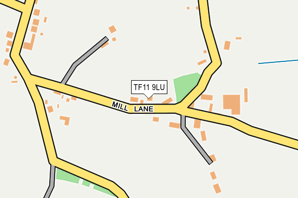 TF11 9LU map - OS OpenMap – Local (Ordnance Survey)
