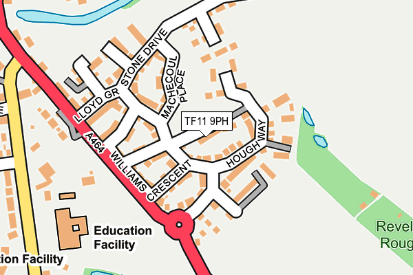 TF11 9PH map - OS OpenMap – Local (Ordnance Survey)
