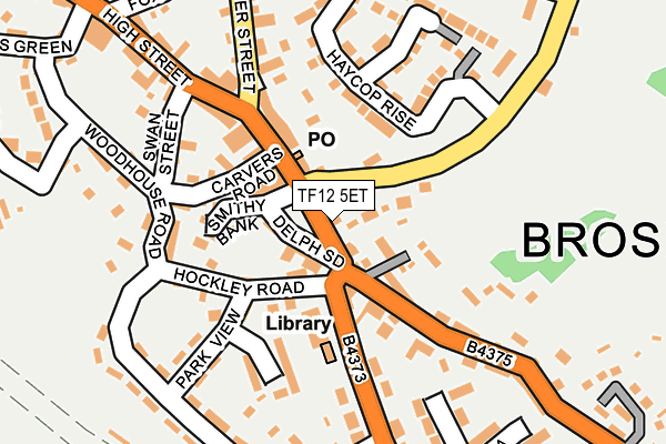 Map of BROSELEY DENTAL PRACTICE LIMITED at local scale