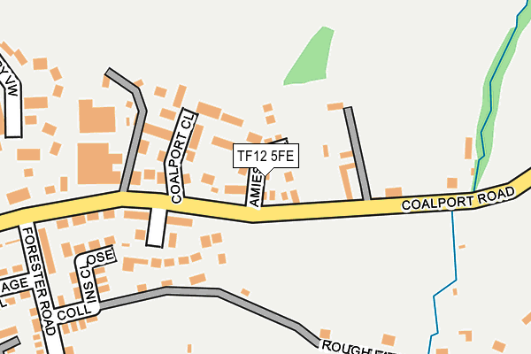 TF12 5FE map - OS OpenMap – Local (Ordnance Survey)