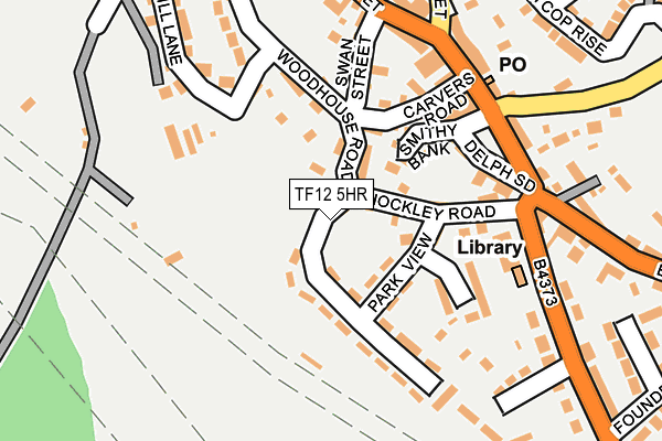 TF12 5HR map - OS OpenMap – Local (Ordnance Survey)