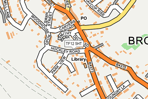 TF12 5HT map - OS OpenMap – Local (Ordnance Survey)