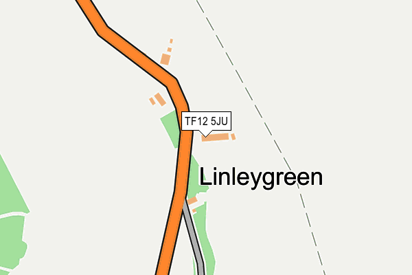 TF12 5JU map - OS OpenMap – Local (Ordnance Survey)