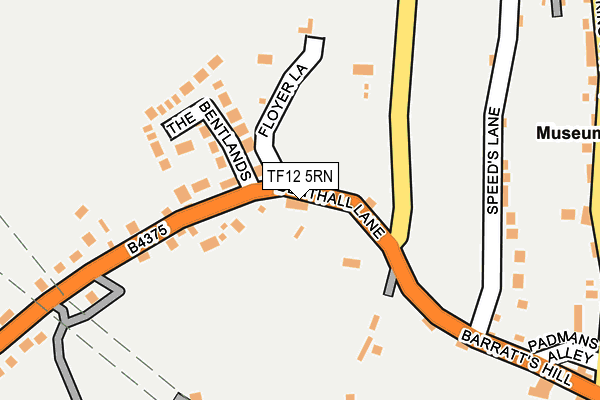 TF12 5RN map - OS OpenMap – Local (Ordnance Survey)