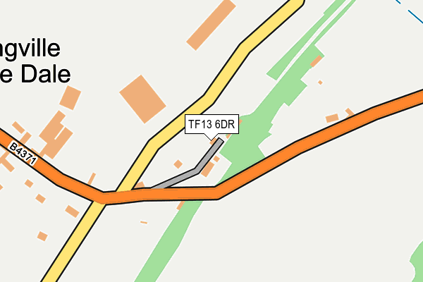 TF13 6DR map - OS OpenMap – Local (Ordnance Survey)