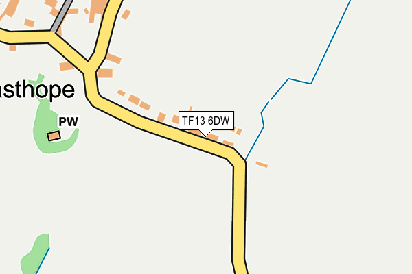 TF13 6DW map - OS OpenMap – Local (Ordnance Survey)