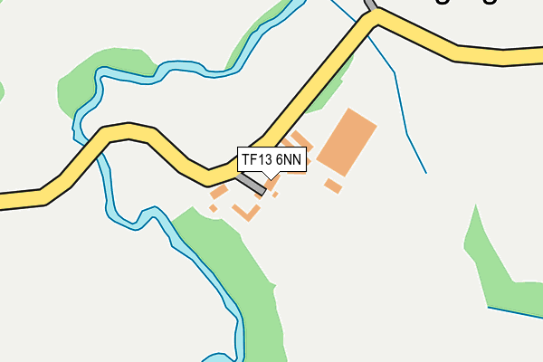 TF13 6NN map - OS OpenMap – Local (Ordnance Survey)