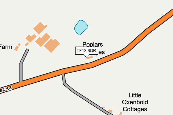TF13 6QR map - OS OpenMap – Local (Ordnance Survey)