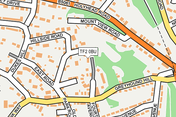 TF2 0BU map - OS OpenMap – Local (Ordnance Survey)
