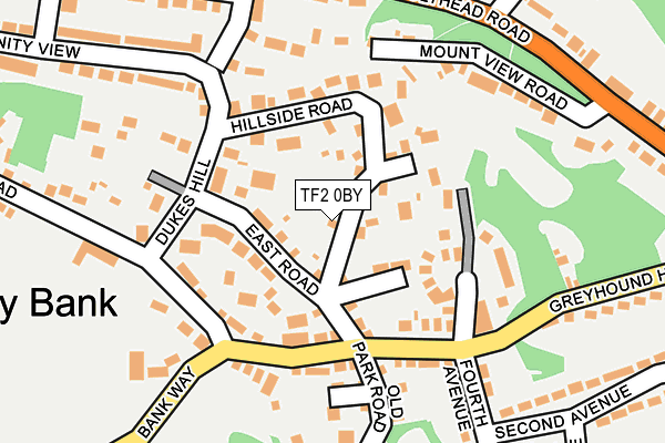 TF2 0BY map - OS OpenMap – Local (Ordnance Survey)