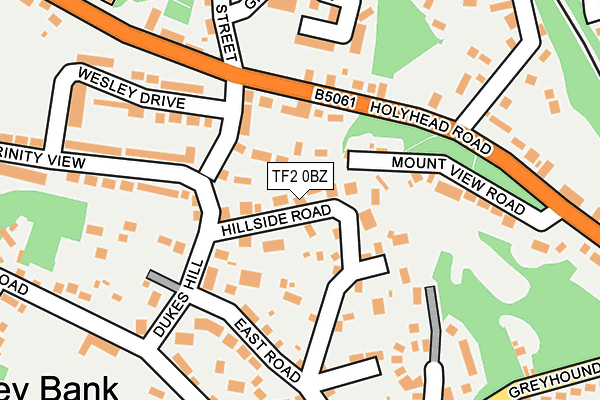 TF2 0BZ map - OS OpenMap – Local (Ordnance Survey)