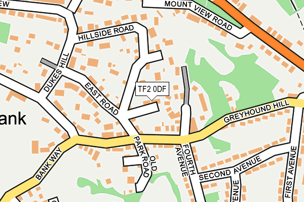TF2 0DF map - OS OpenMap – Local (Ordnance Survey)