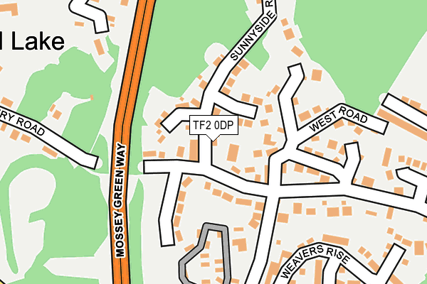 TF2 0DP map - OS OpenMap – Local (Ordnance Survey)