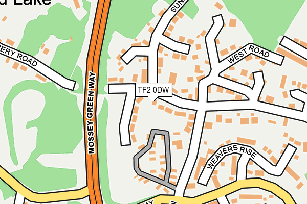 TF2 0DW map - OS OpenMap – Local (Ordnance Survey)