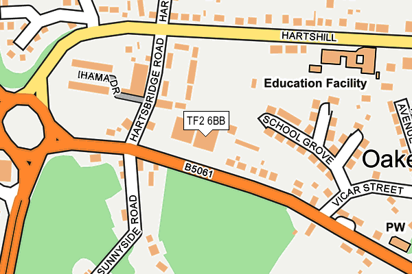 Map of TORTON LIMITED at local scale