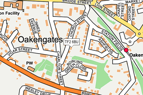 TF2 6BU map - OS OpenMap – Local (Ordnance Survey)