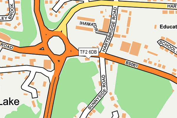 TF2 6DB map - OS OpenMap – Local (Ordnance Survey)
