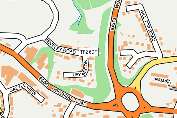 TF2 6DF map - OS OpenMap – Local (Ordnance Survey)