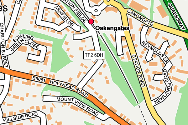 TF2 6DH map - OS OpenMap – Local (Ordnance Survey)