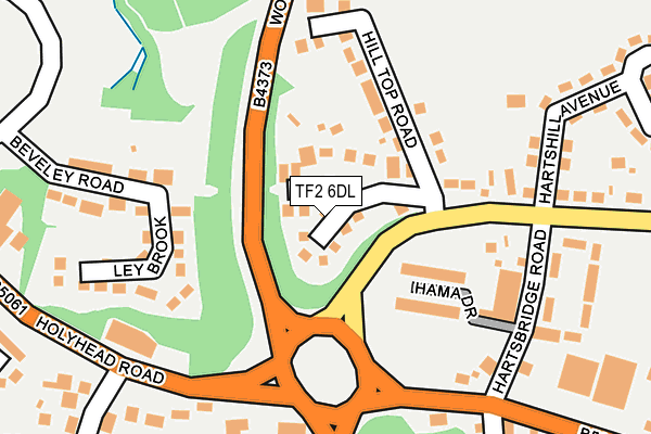 TF2 6DL map - OS OpenMap – Local (Ordnance Survey)