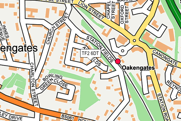 TF2 6DT map - OS OpenMap – Local (Ordnance Survey)