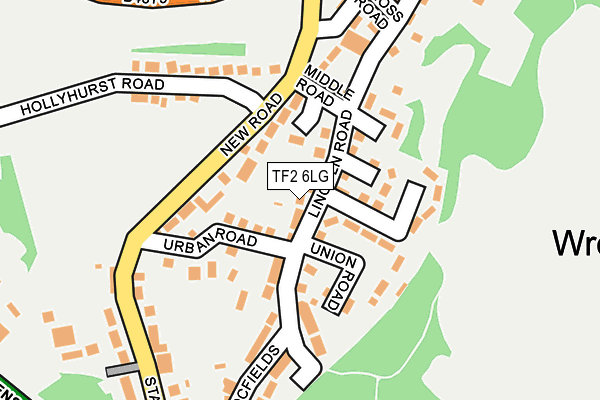TF2 6LG map - OS OpenMap – Local (Ordnance Survey)