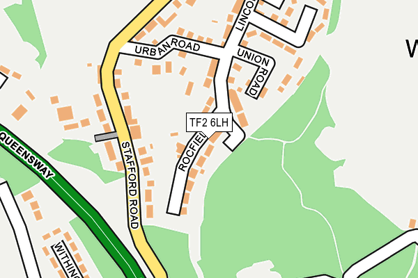 TF2 6LH map - OS OpenMap – Local (Ordnance Survey)