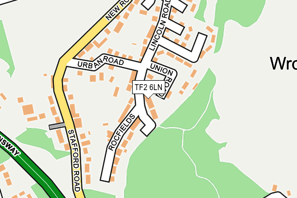 TF2 6LN map - OS OpenMap – Local (Ordnance Survey)