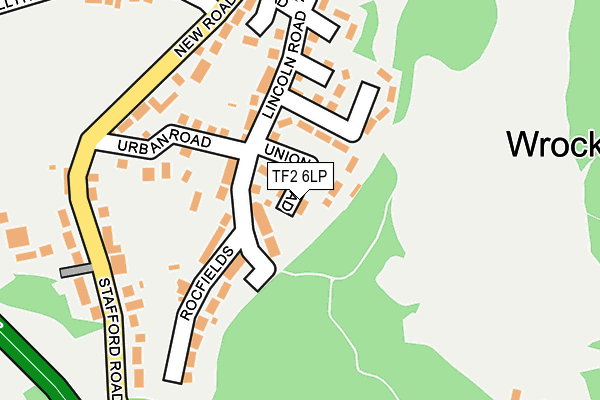 TF2 6LP map - OS OpenMap – Local (Ordnance Survey)